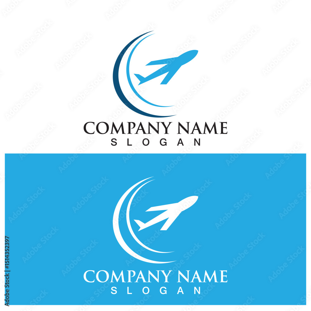 Obraz premium Airplane icon vector illustration design