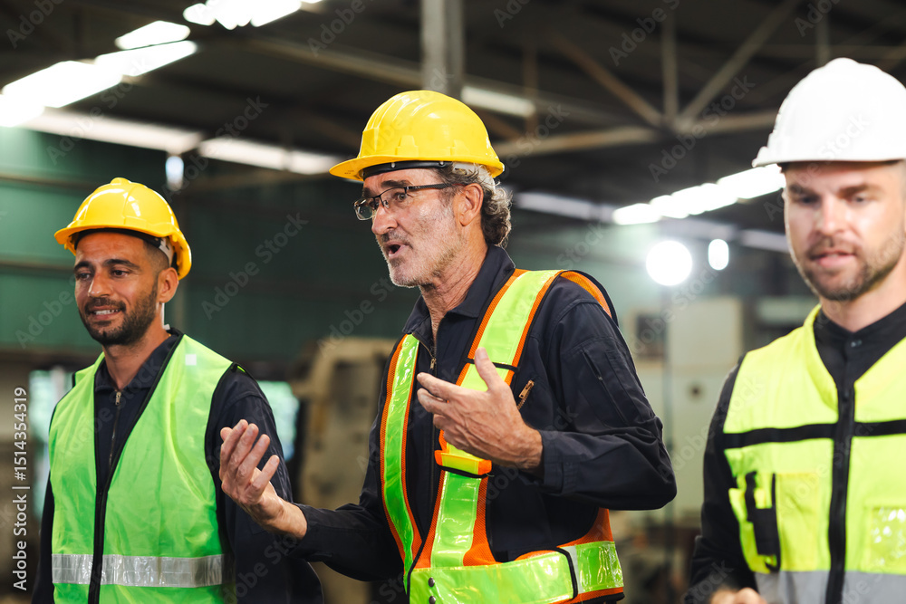 Professional team working at workplace. Unity and teamwork concept. Group portrait engineer factory manager worker and mechanic team together in factory workplace Professional team working at workplace. Unity and teamwork concept. Group portrait engineer factory manager worker and mechanic team together in factory workplace