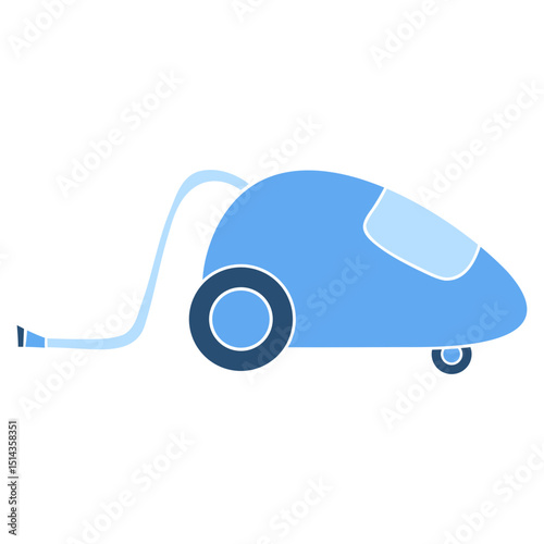 vacuum cleaner cleaning appliance vector illustration