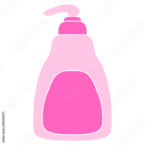 soap bottle vector illustration