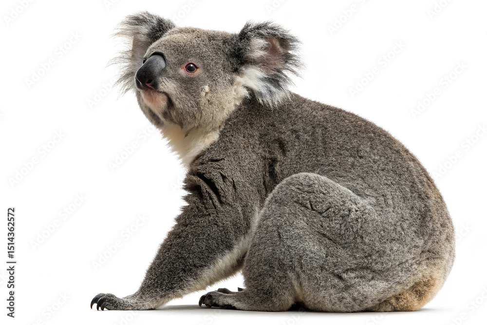 Naklejka premium Koala isolated on transparent background
