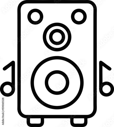 speaker icon vector illustration