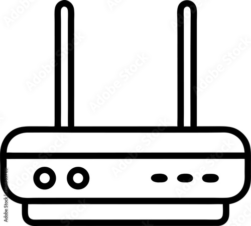 Wireless Router Icons set  vector design