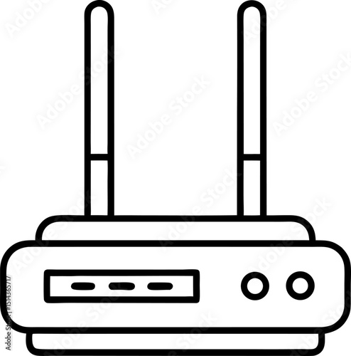 Wireless Router Icons set  vector design