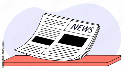 Dynamic Newspaper Concepts Illustrations for Visual Storytelling