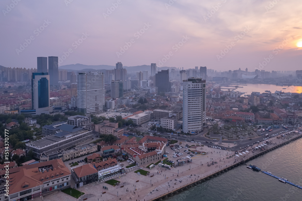 China, Yantai, coastline, city, city skyline, building landscape, building, architecture, background, metropolis, downtown, China, Yantai, coastline, city, city skyline, building landscape, building, architecture, background, metropolis, downtown,