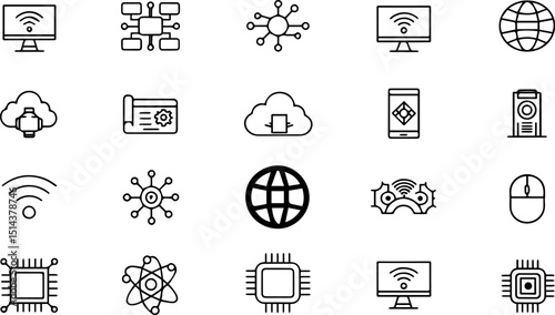 technology set of web icons in line style  informa (1).eps
