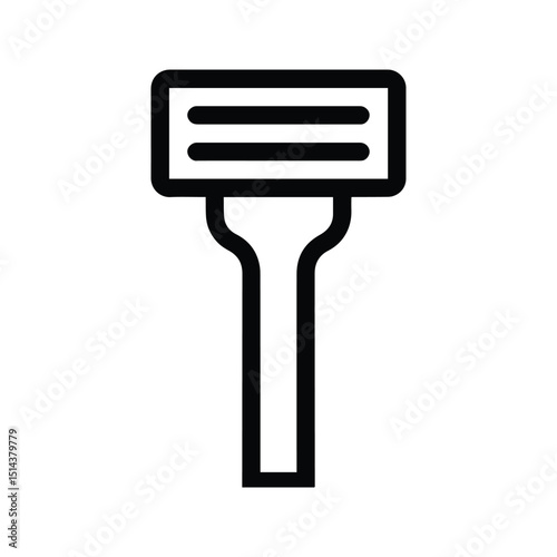Razor Icon. Manual Shaver Illustration. Razor. Razor Blade.