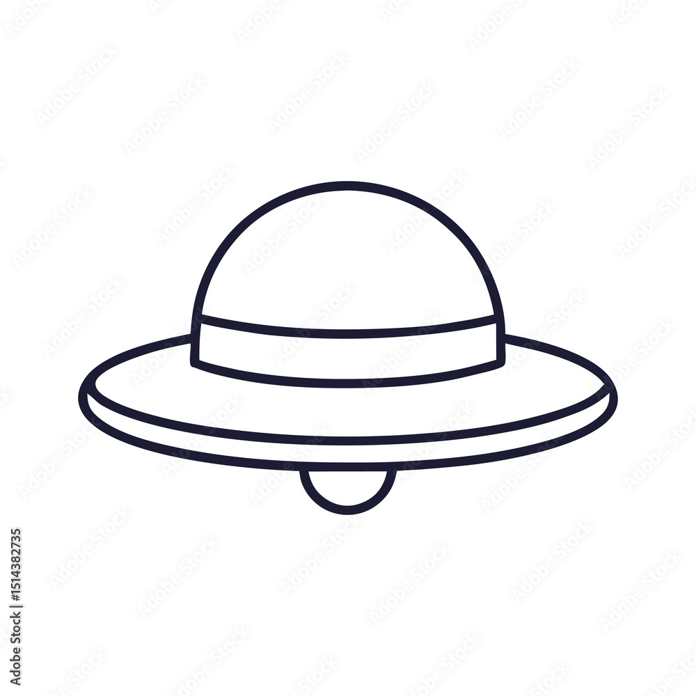 Safari Hat Man Shadow Flat Illustration in Minimal Style
Safari Hat Man Shadow Flat Illustration in Minimal Style