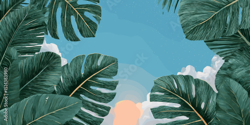 summer clipart, summer banner, summer, summer poster, cute summer, summer silhouette, beach banner, beach poster, water, sea, beach, kayak, boat, sport, summer, canoe, people, vacation, ocean, fun, ve