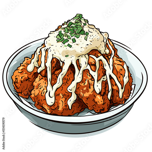 Chicken Nanban with Creamy Tartar Sauce