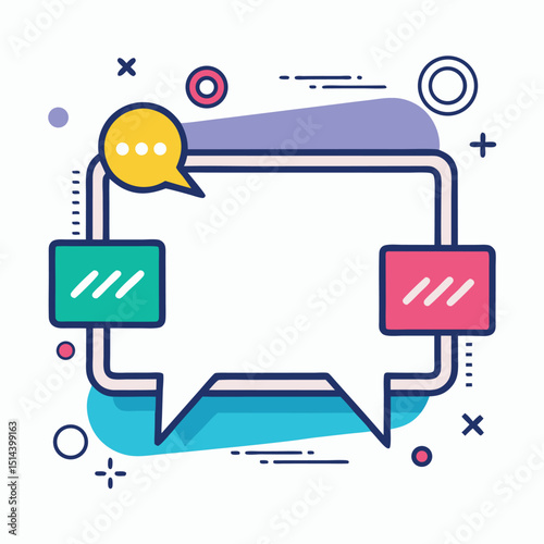 Quote box frame, big set. Quote box icon. Texting quote boxes. Blank template quote text info design boxes quotation bubble blog quotes symbols. Creative vector banner illustration.