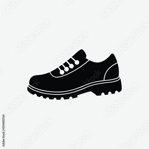 Download a clean, minimalist shoe silhouette vector. Perfect for logos, t-shirts, branding, and digital design. High-quality and easy to customize for your creative projects.
