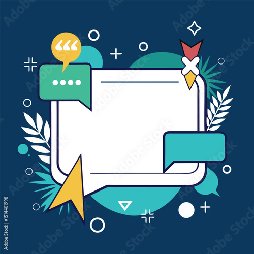 Quote box frame, big set. Quote box icon. Texting quote boxes. Blank template quote text info design boxes quotation bubble blog quotes symbols. Creative vector banner illustration.