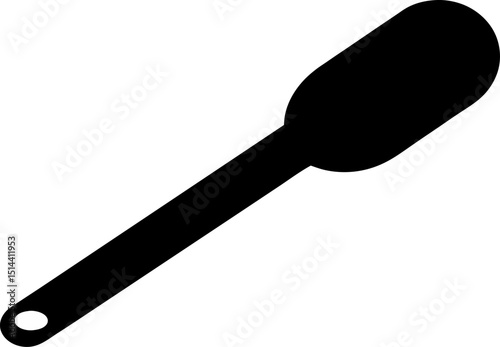 Tongue Depressor Stick Silhouette Vector Illustration