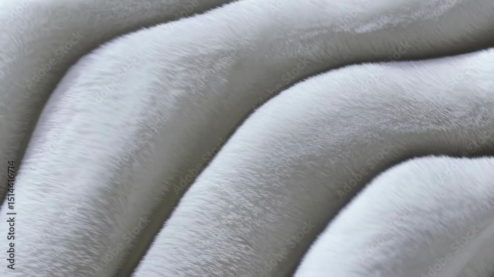 Soft Arctic Fleece Waves Seamless Loop