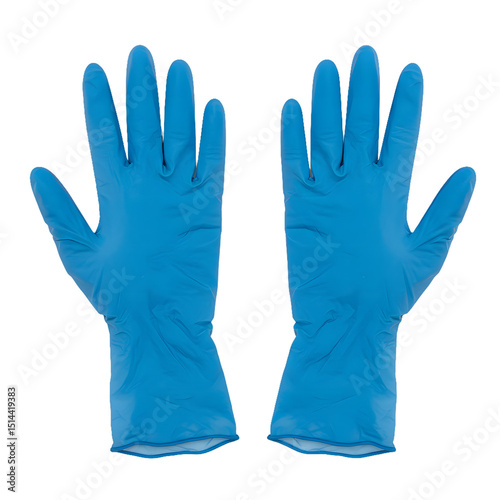 Wallpaper Mural Sterile Medical Latex Gloves Pair Flat Lay Isolated White Background Perfect for Healthcare Websites or Medical Packaging Designs Torontodigital.ca