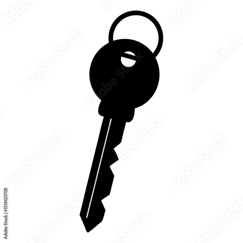 keys on a white background