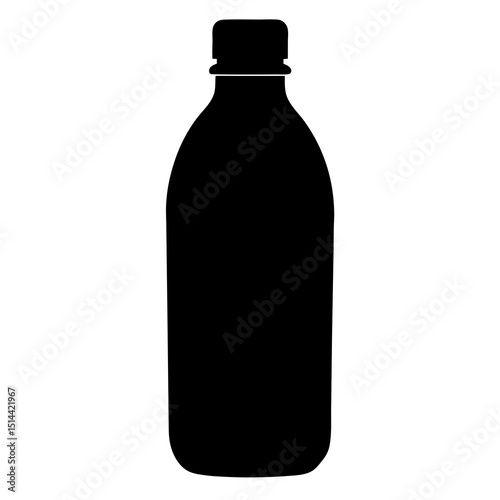bottle of water isolated