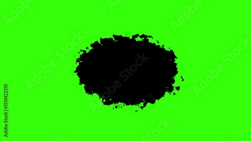 Wallpaper Mural Ink Drops Transition on Black Background 4k Footage Ink Footage Transition White Ink Drops Falling on Black Background Torontodigital.ca