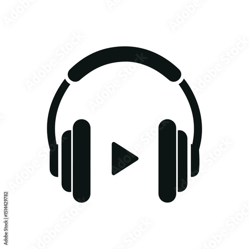 headphones icon vector illustration