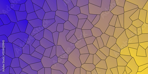 Abstract colorful background with triangles. Cement kitchen décor. Mint marble bath floor. Golden gradient lines stroke abstract white crystalized broken glass background. Vector illustration.