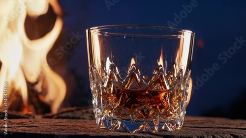 Luxury Campfire Whiskey Glass Loop