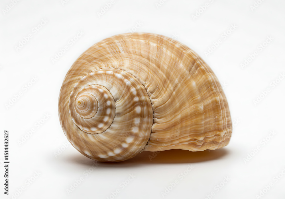Seashell Spiral: Natural Texture and Form Seashell Spiral: Natural Texture and Form