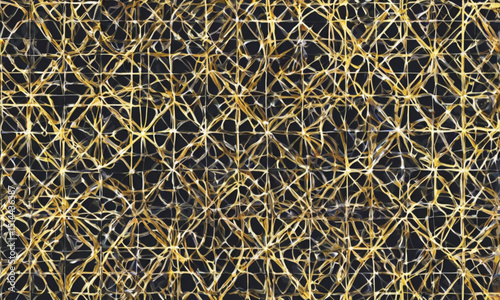 Seamless Geometric Pattern Set in Modern Minimalist Style for Textile and Web Design