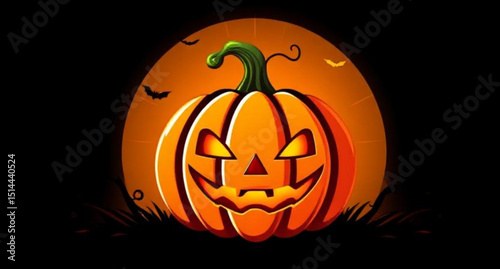 Halloween pumpkin icon, Jack-o’-lantern, Pumpkin vector, Scary pumpkin icon, Pumpkin face, Carved pumpkin, Spooky pumpkin, Pumpkin silhouette, Halloween icon, Pumpkin clipart, Evil pumpkin face, Glowi