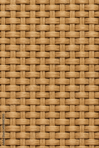 Fine Rattan Weave Texture Background for Natural Craft Design