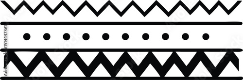 Collection of simple black vector divider lines borders design elements with transparency
