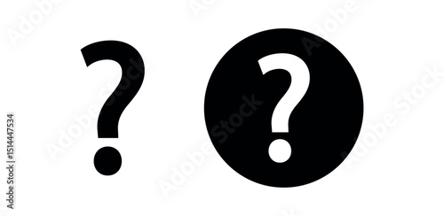 question mark symbol. question mark icon. question mark sign for app, website. question png and vector illustration on transparent background