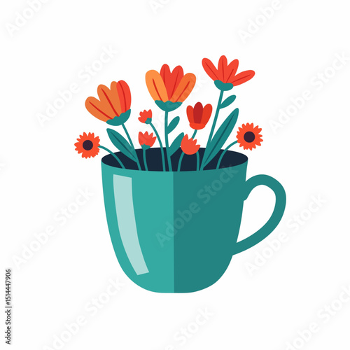 flowers in pots