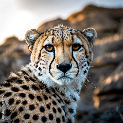 portrait of a cheetah