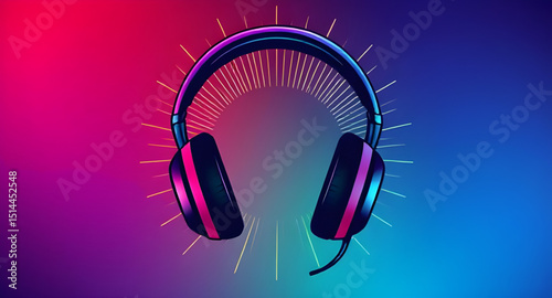 Headphones vector illustration, Headphones icon vector, Music headphones illustration, Wireless headphones vector, DJ headphones design, Cartoon headphones illustration, Realistic headphones vector, H