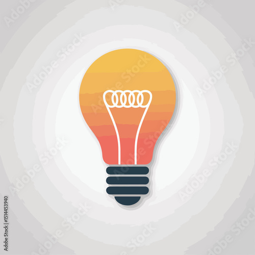 Bright Light Bulb Symbol Representing Innovation, Creative Solutions, and Strategic Business Thinking in Corporate Environments