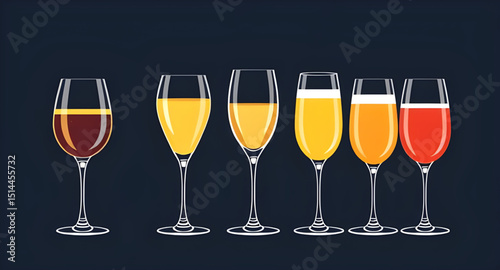Set of champagne, Champagne glass vector set, Champagne bottle illustration, Champagne celebration icons, Champagne flute clipart, Champagne toast vector, Sparkling wine icon set, Champagne explosion 