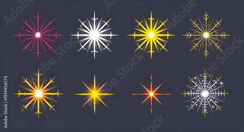 star cluster vector, abstract cosmic stars, decorative twinkle star, galaxy stars clipart, shining night star, constellation pattern vector, starburst clipart, fantasy star illustration, neon stars ve