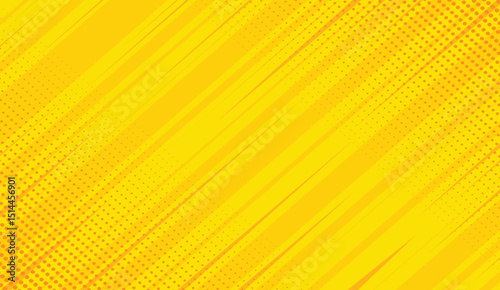 Design yellow comics background