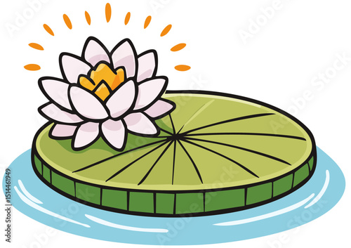 Cute Pond Flower