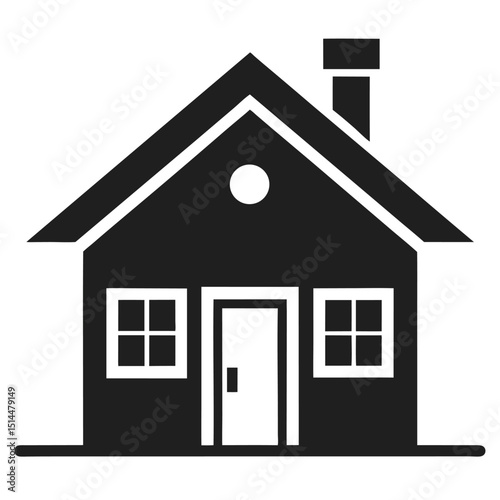 simple--solid-black-house-icon---flat-style--singl.eps