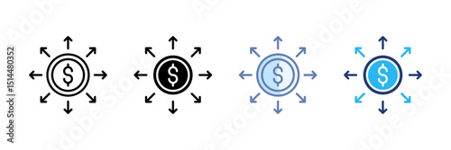 Defi Icon Set Multiple Style Collection