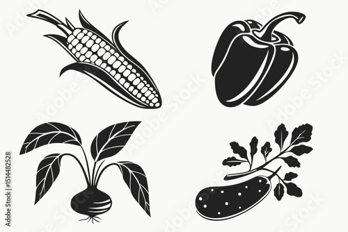 set of vegetables