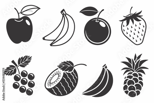 set of fruits