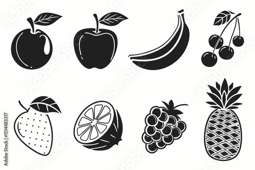 set of fruits