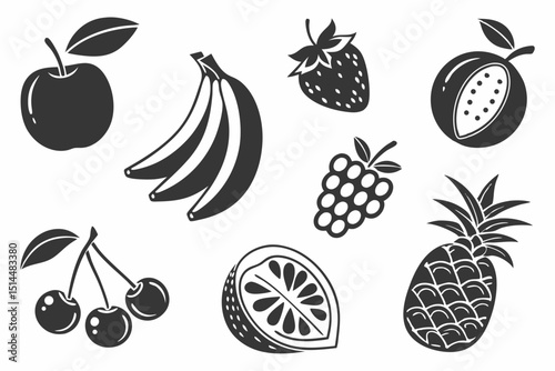 set of fruits