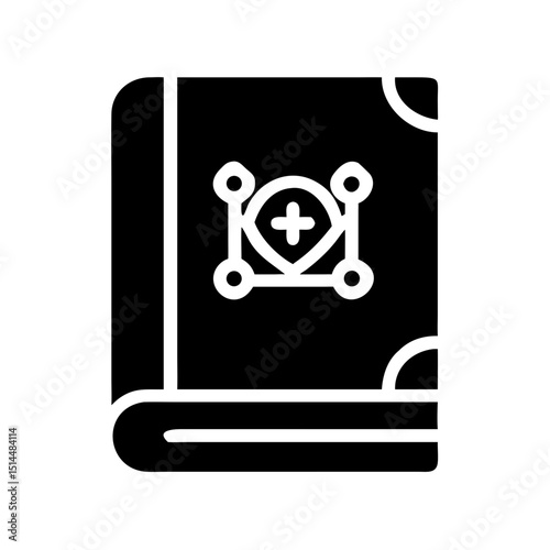 Obsidian Grimoire – Forbidden Spellbook Icon

