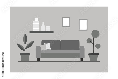 modern living room interior