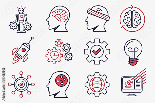 set of icons